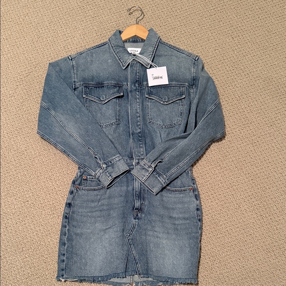 Pistola Indigo Denim Mini Dress